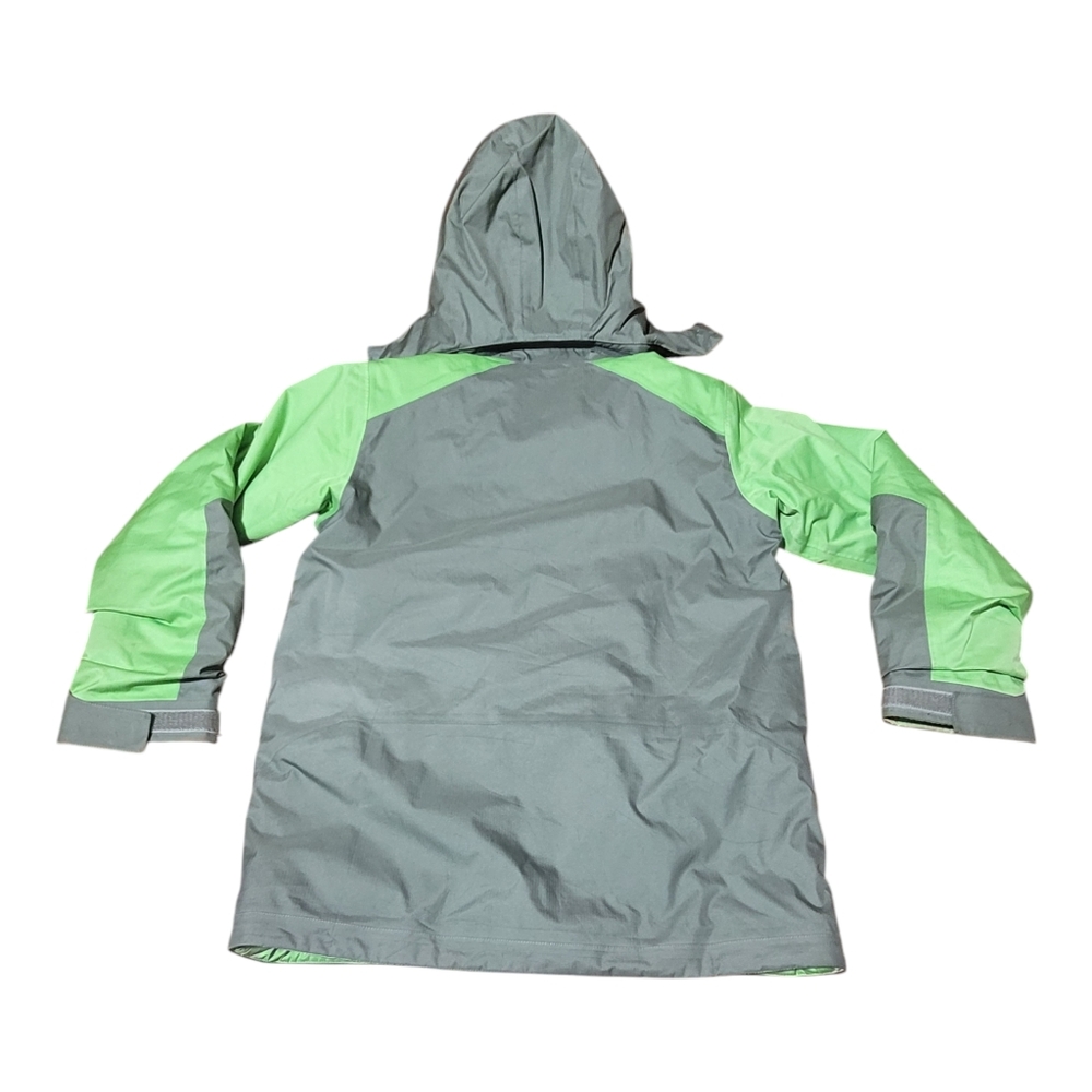 Kids Size 12 Medium Patagonia Coat Green - Picture 2 of 9